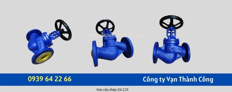 Van cầu thép dàu nóng GS- C25