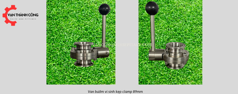 van bướm vi sinh phi 89mm giá rẻ